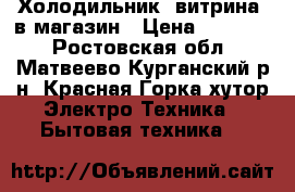 Холодильник- витрина  в магазин › Цена ­ 25 000 - Ростовская обл., Матвеево-Курганский р-н, Красная Горка хутор Электро-Техника » Бытовая техника   